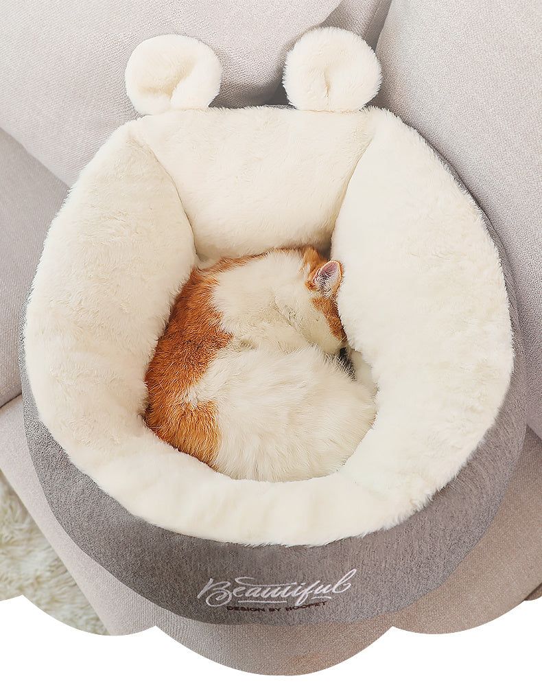 Pet Bed Warming Soft Sleeping Bag Cushion