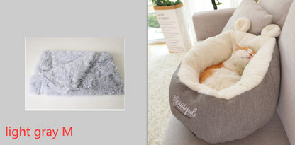 Pet Bed Warming Soft Sleeping Bag Cushion